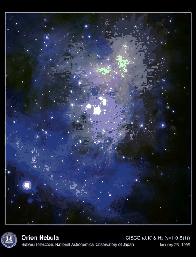 \begin{figure}\begin{center}
\epsfxsize = 3in
\epsffile{chap1/orion.eps}
\end{center}\end{figure}