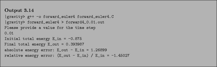 \begin{Output}
\small\verbatiminput{chap3/forward4.output} \end{Output}