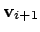 $\displaystyle {\bf v}_{i+1}$