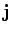 ${\bf j}$