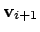 $\displaystyle {\bf v}_{i+1}$