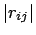 $\vert r_{ij}\vert$